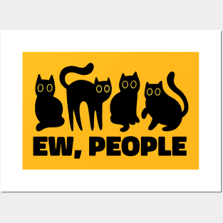 Antisocial Cats: The Introverted Feline Experience Posters and Art